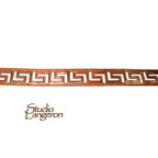 Natural Copper Bezel wire, Gallery wire, Gallery ribbon, Gallery pattern, Natural Copper, Jewelry making, Copper wire - 4 inch (10 cm)