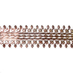 Natural Copper Bezel wire, Gallery wire, Gallery ribbon, Gallery pattern, Jewelry making, Setting, Copper wire, Findings  - 4 inch (10 cm)