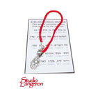 Red String Bracelet: Silk Kabbalah Prayer, Jerusalem Evil Eye Protection