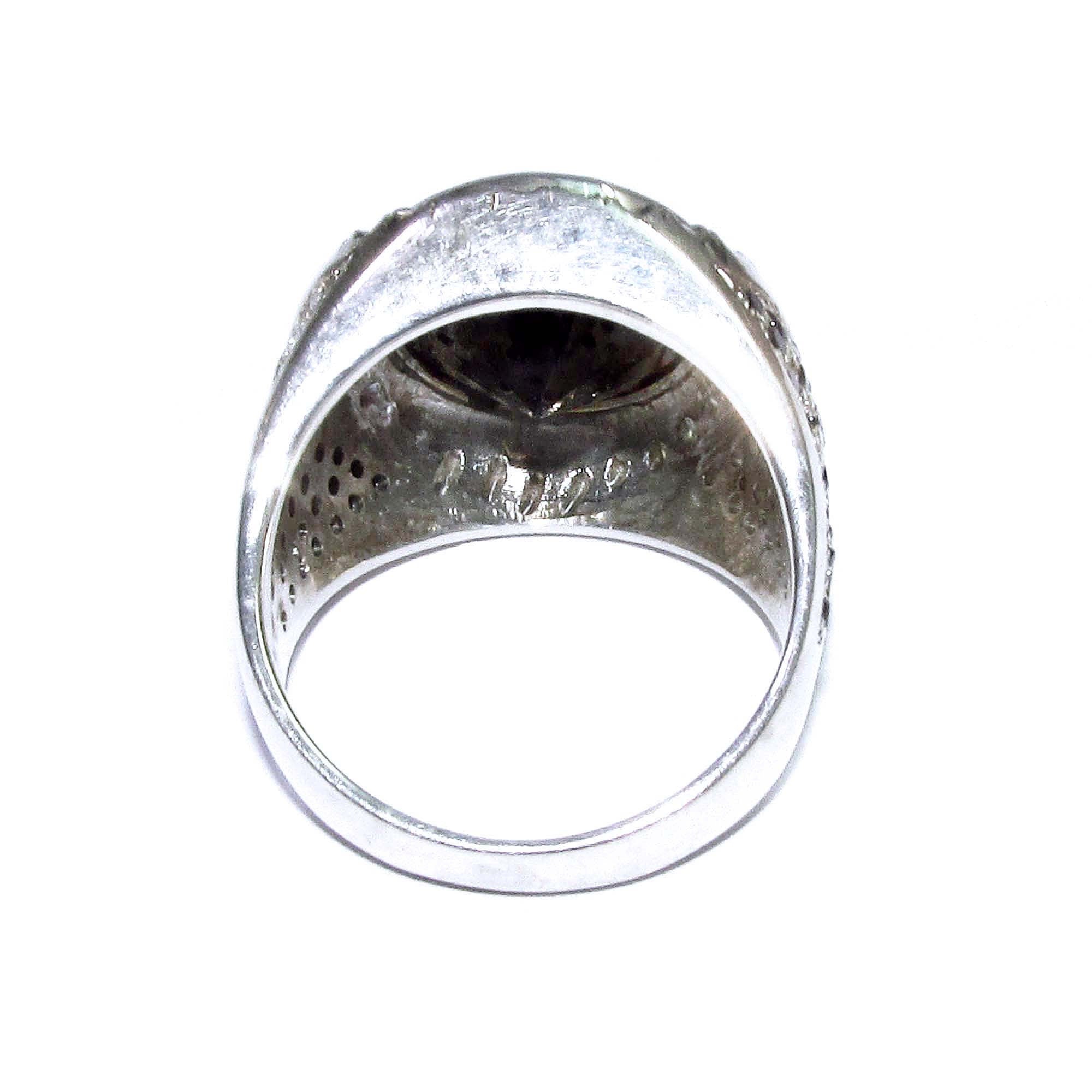 Black onyx Handmade man ring 925 sterling silver size 9, Handmade ring, single copy, 925 sterling silver, Black onyx, silver ring - 1 piece
