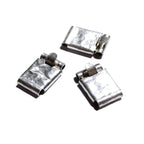 925 Sterling Silver Hammered Box Jewelry Clasps size 16x10mm, Hammered Box clasp, Jewelry making, Silver Clasps, Rectangular clasp - 1 piece