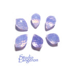 Natural Lavender Teardrop faceted Beads size 10x7 mm, Lavender Gemstone, Jewelry making, Natural Gemstone Teardrop beads - 1 piece