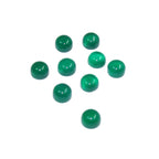 4 mm Green Chalcedony Cabochon, Natural Gemstone, Calibrated Size, Green Chalcedony, Gemstone Round, cabochon, Jewelry making - 1 piece