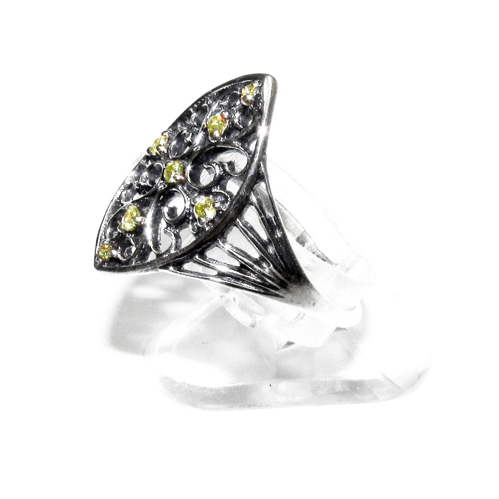 Citrine ring 925 sterling silver size 8, Handmade ring, single copy, 925 sterling silver, Natural Citrine, silver ring, gemstone Citrine