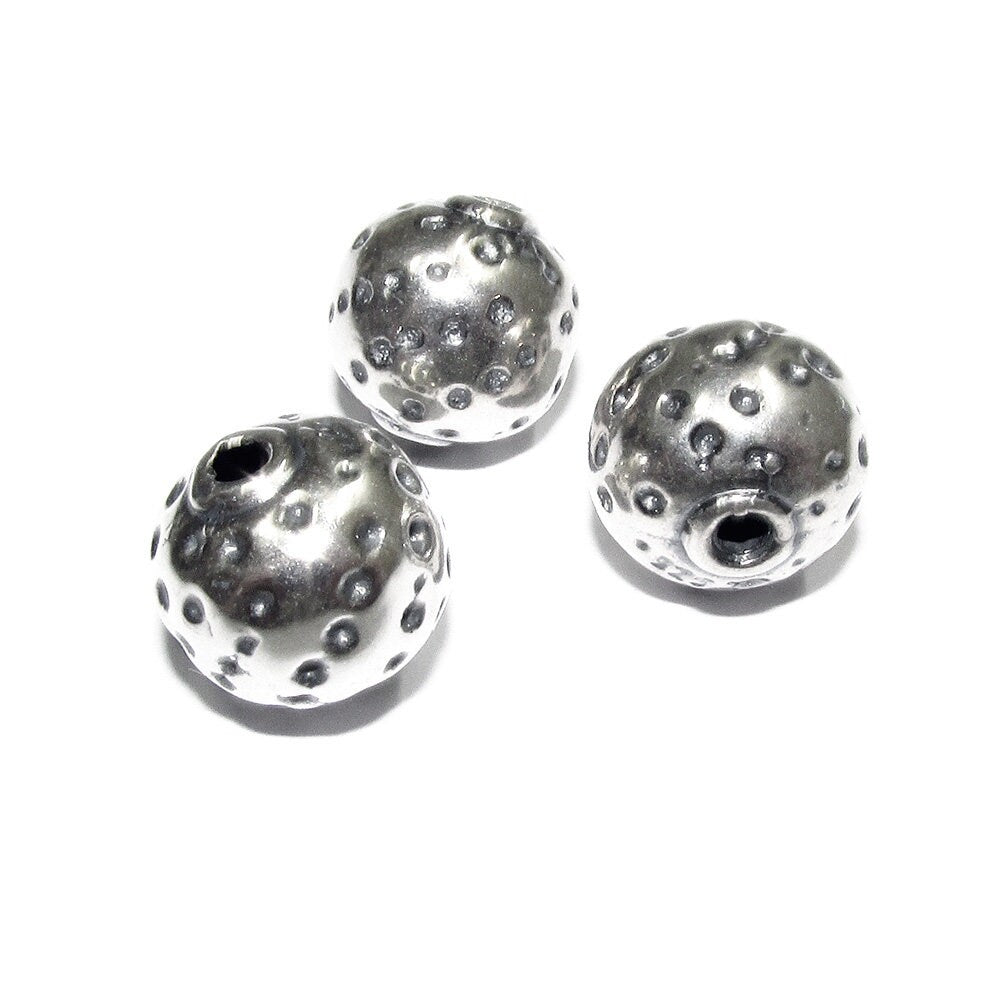 925 sterling silver handmade beads BB15, Jewelry making, silver beads, beads, handmade beads, decorative beads, Original beads - 1 piece