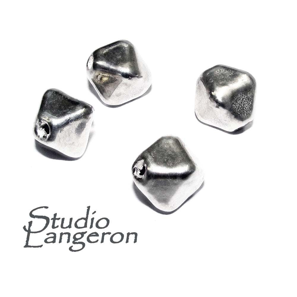 925 sterling silver handmade beads BS55, handmade, silver beads, Jewelry making, handmade beads, decorative beads, Original beads - 1 piece