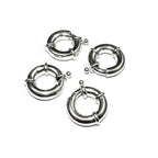 925 Sterling Silver Spring ring Clasps sizes 20 mm, Spring ring clasp, Jewelry making, Sterling silver, 925 Silver clasp, Clasp - 1 piece