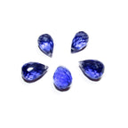 Natural Iolite Teardrop faceted Beads size 10x7 mm, Iolite Gemstone, Jewelry making, Natural Gemstone Teardrop beads - 1 piece