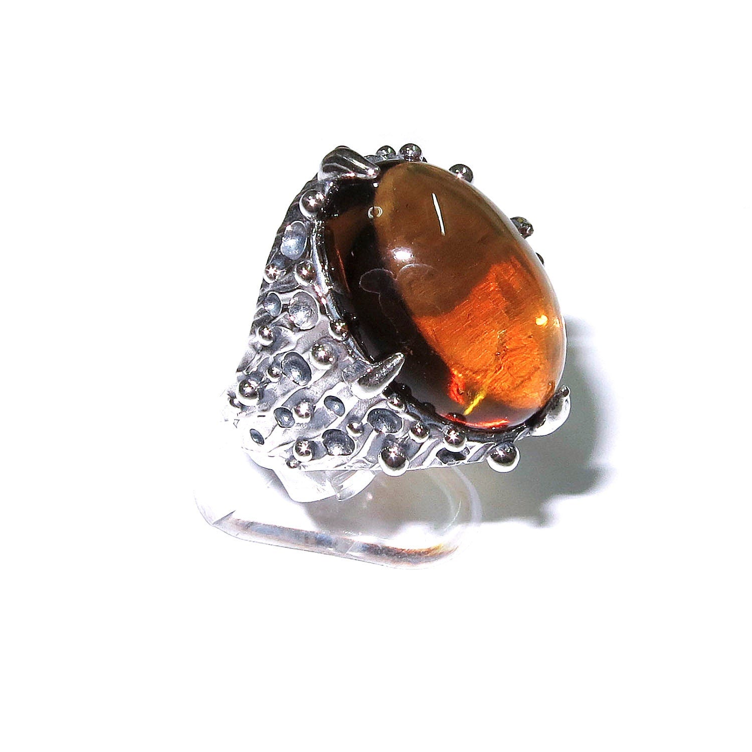 Gold chalcedony ring 925 sterling silver size 8 1/2, Handmade ring, single copy, 925 sterling silver, Gold chalcedony, silver ring, gemstone