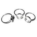 925 sterling silver blank ring with bezel cup 10mm size 4 - 11, silver ring, bezel cup, base ring, Jewelry making, Setting - 1 piece