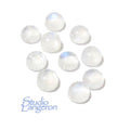 3 mm Moonstone Cabochon, Natural Gemstone, Calibrated Size, Moonstone, Gemstone Round, cabochon, Jewelry making - 1 piece