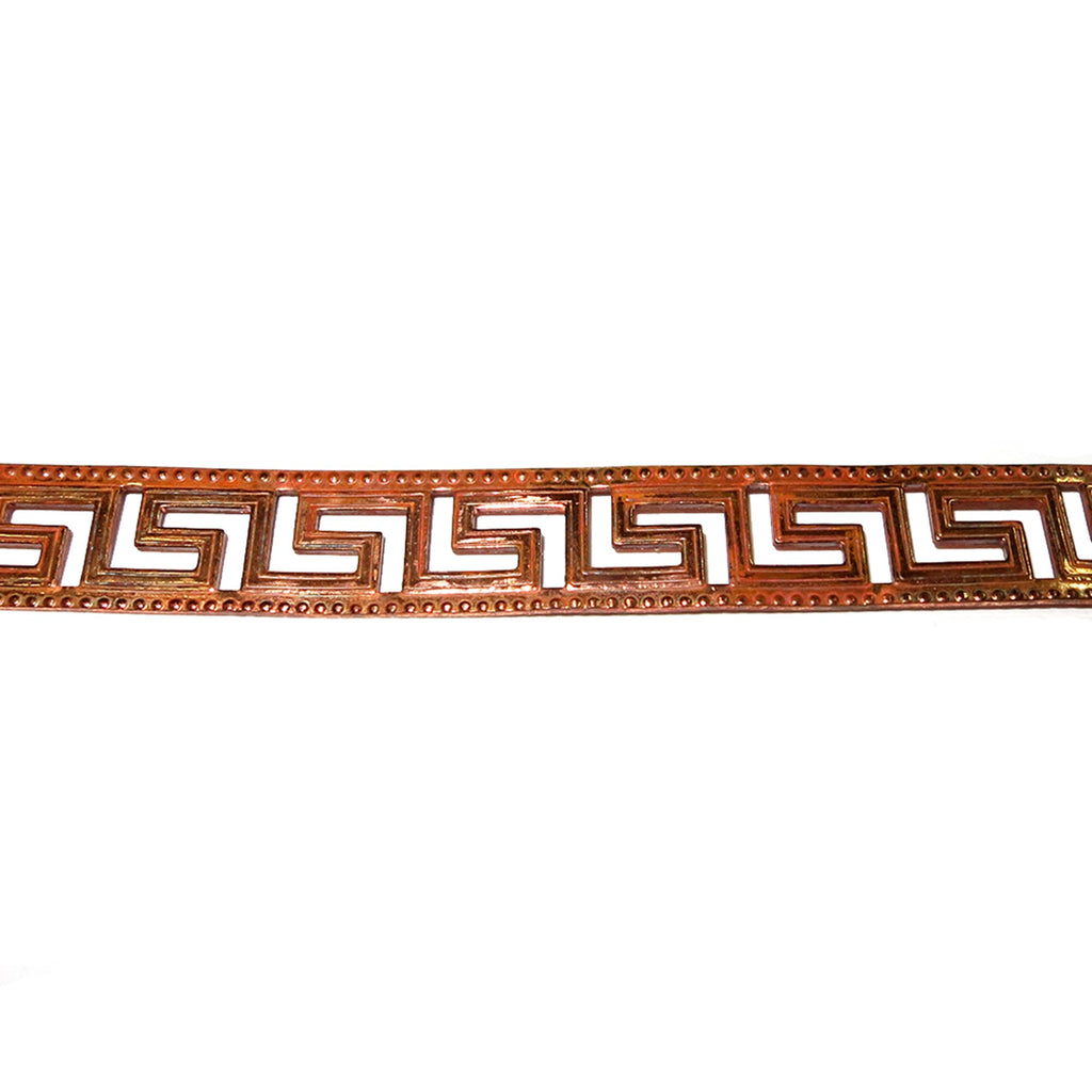 Natural Copper Bezel wire, Gallery wire, Gallery ribbon, Gallery pattern, Natural Copper, Jewelry making, Copper wire - 4 inch (10 cm)