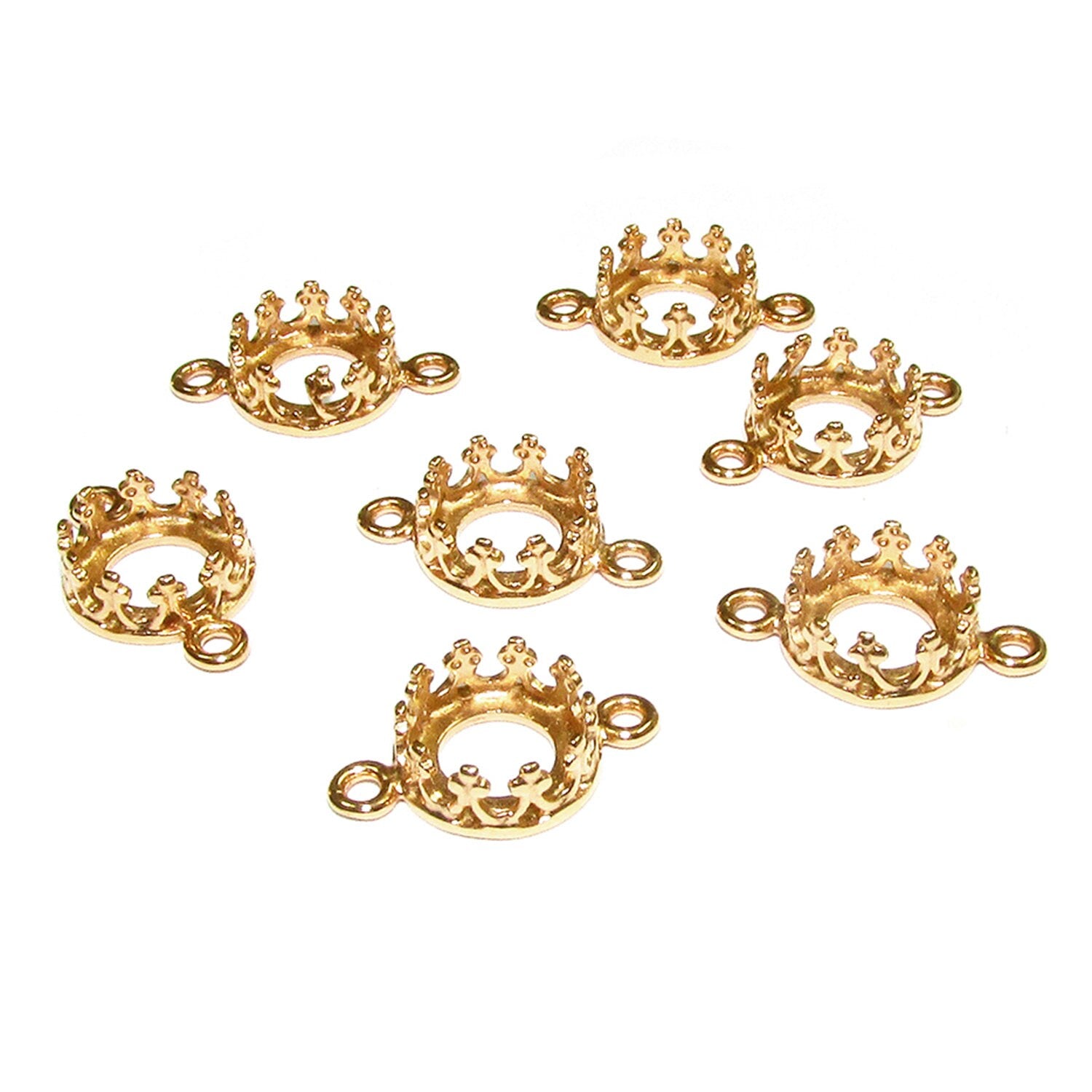 6 mm size 14K Yellow gold filled Round Bezel Cup, Bezel cup, Setting, Gold Filled bezel cup, Jewelry making, Gold Filled - 1 piece