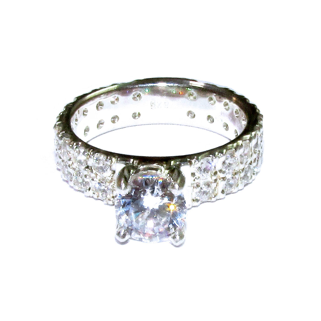Statement White topaz ring 925 sterling silver size 5 1/2, Handmade ring, single copy, Sterling silver, Natural White topaz, White gemstone