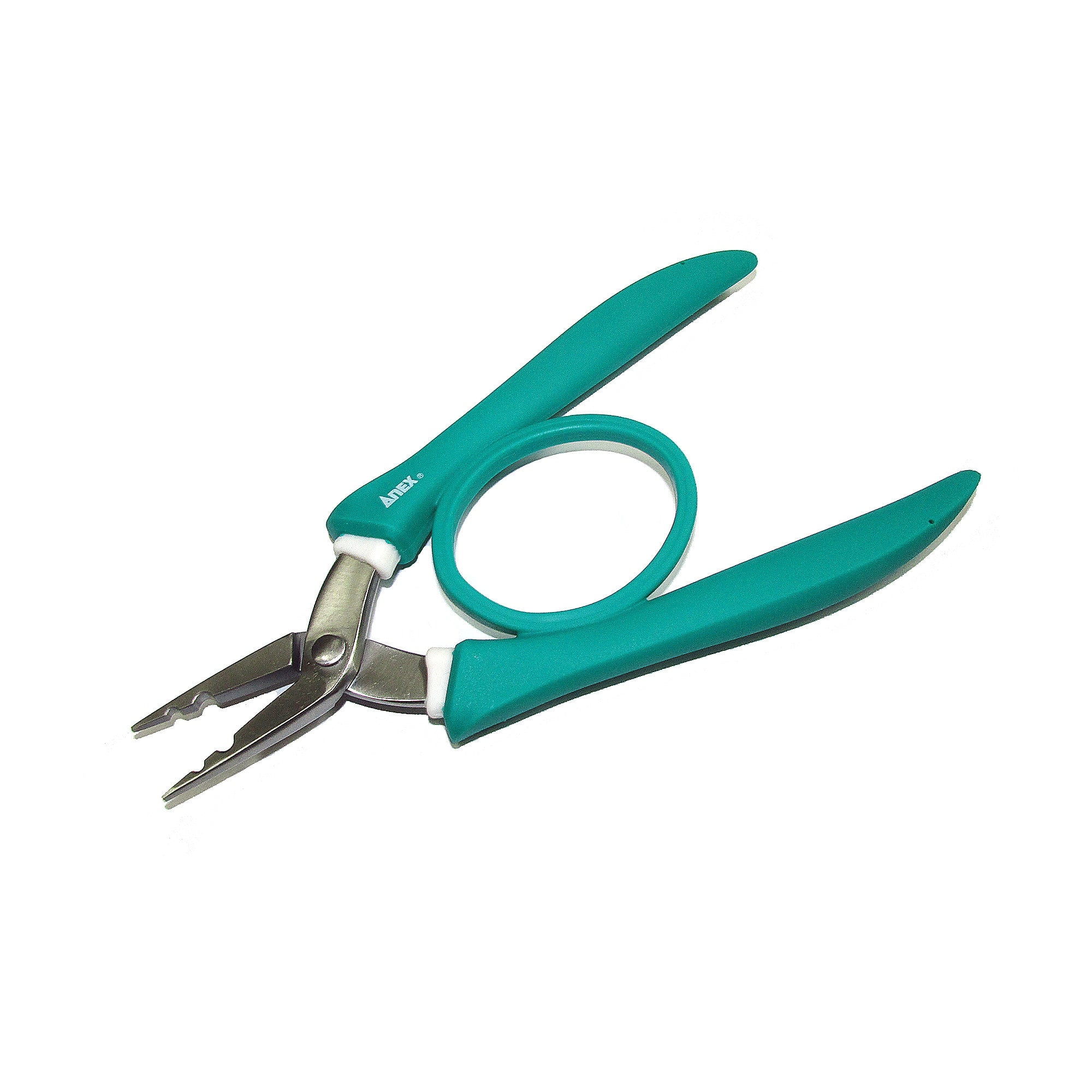 Anex #257 Rubber grip stainless plier Beads crimping, Large Plier Anex #257, Jewelry making, Jewelry tools, Jewelry crimp pliers  - 1 piece
