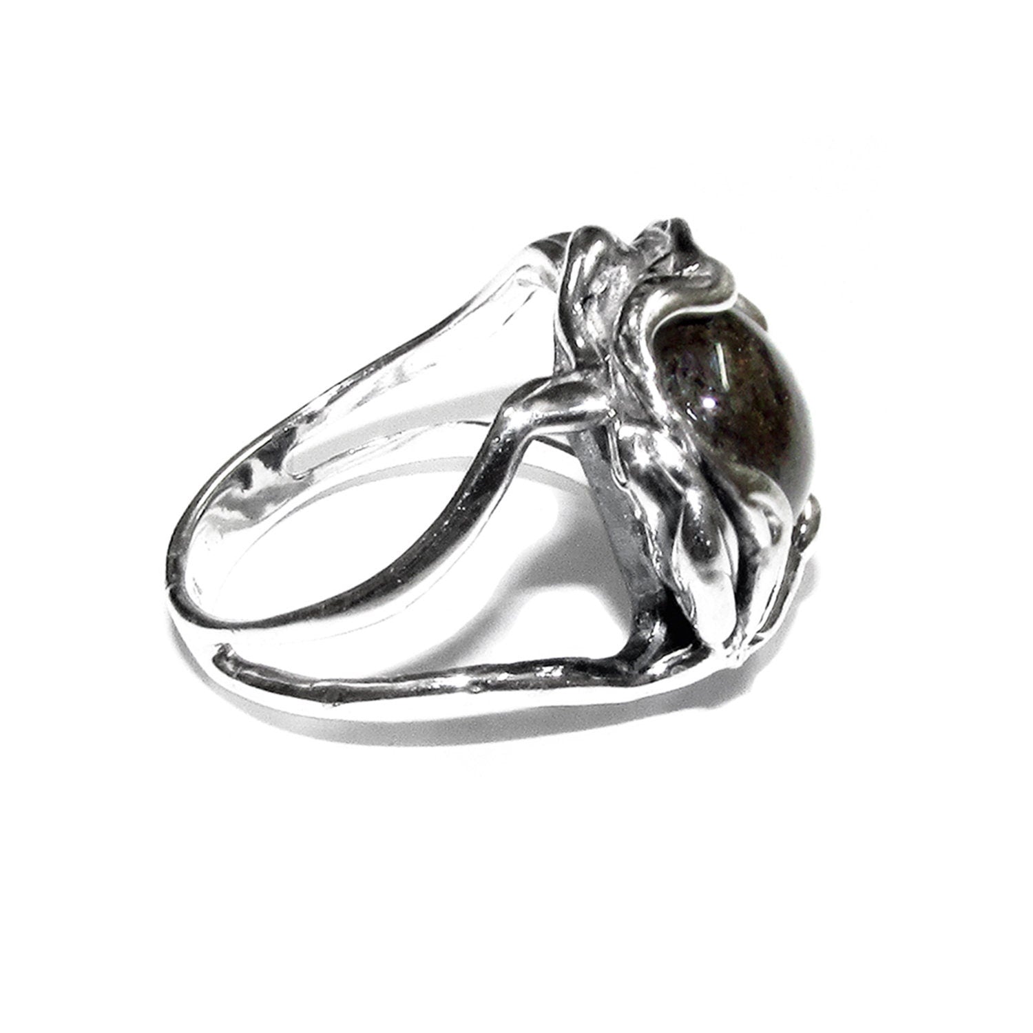 Labradorite ring 925 sterling silver handmade size 7, single copy, Silver ring, natural Labradorite, Statement ring, Handmade ring