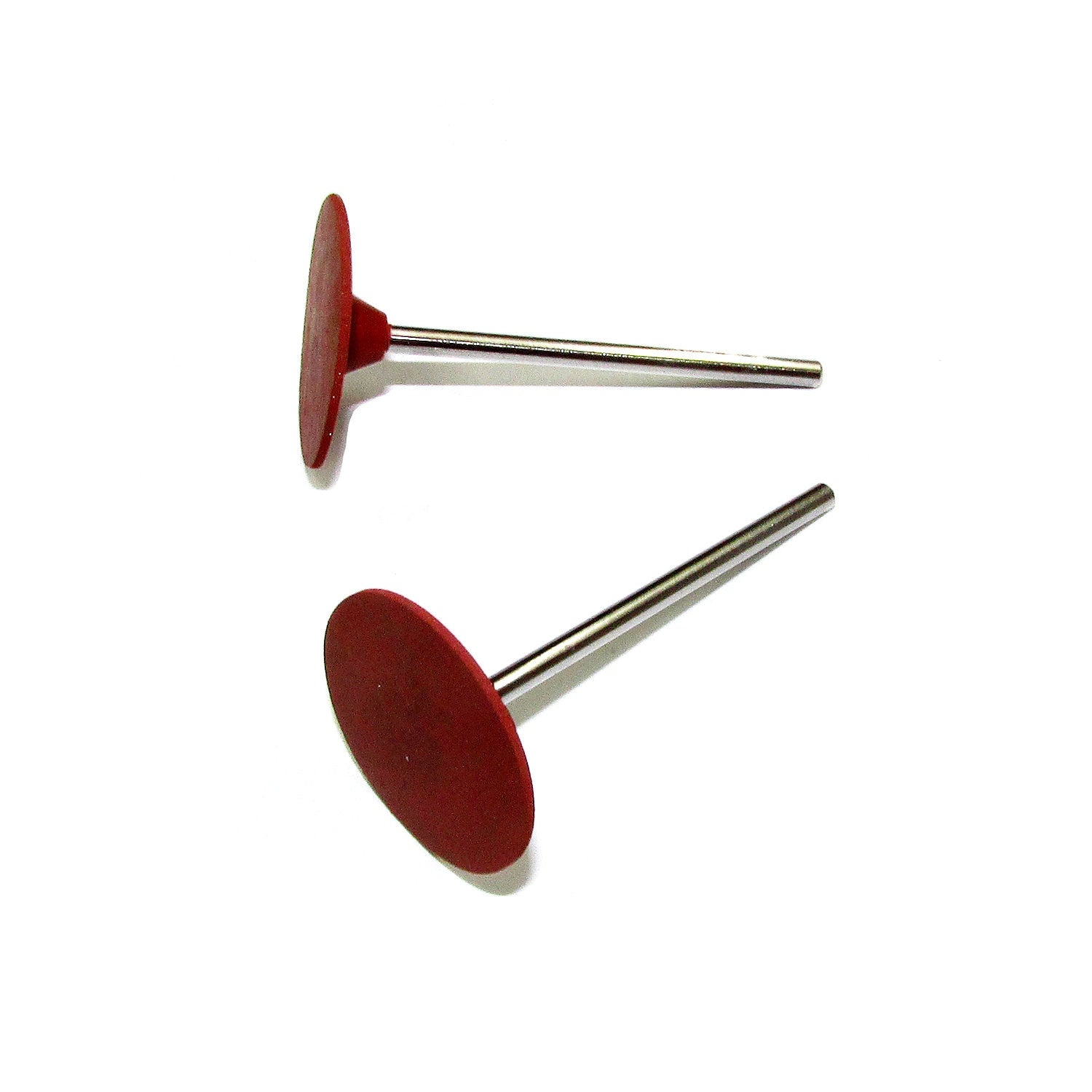 Brown Rubber Silicone large knife Polishers, Jewelry tools, Medium grit, Jewelry making - 1 piece