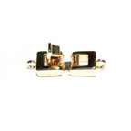14K Yellow Gold Filled Box Clasp, Jewelry Making (23x7mm)