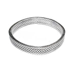935 Argentium Silver Bezel wire, Gallery wire, Gallery ribbon, Gallery pattern, Jewelry making, Setting, Silver wire - 4 inch (10 cm)