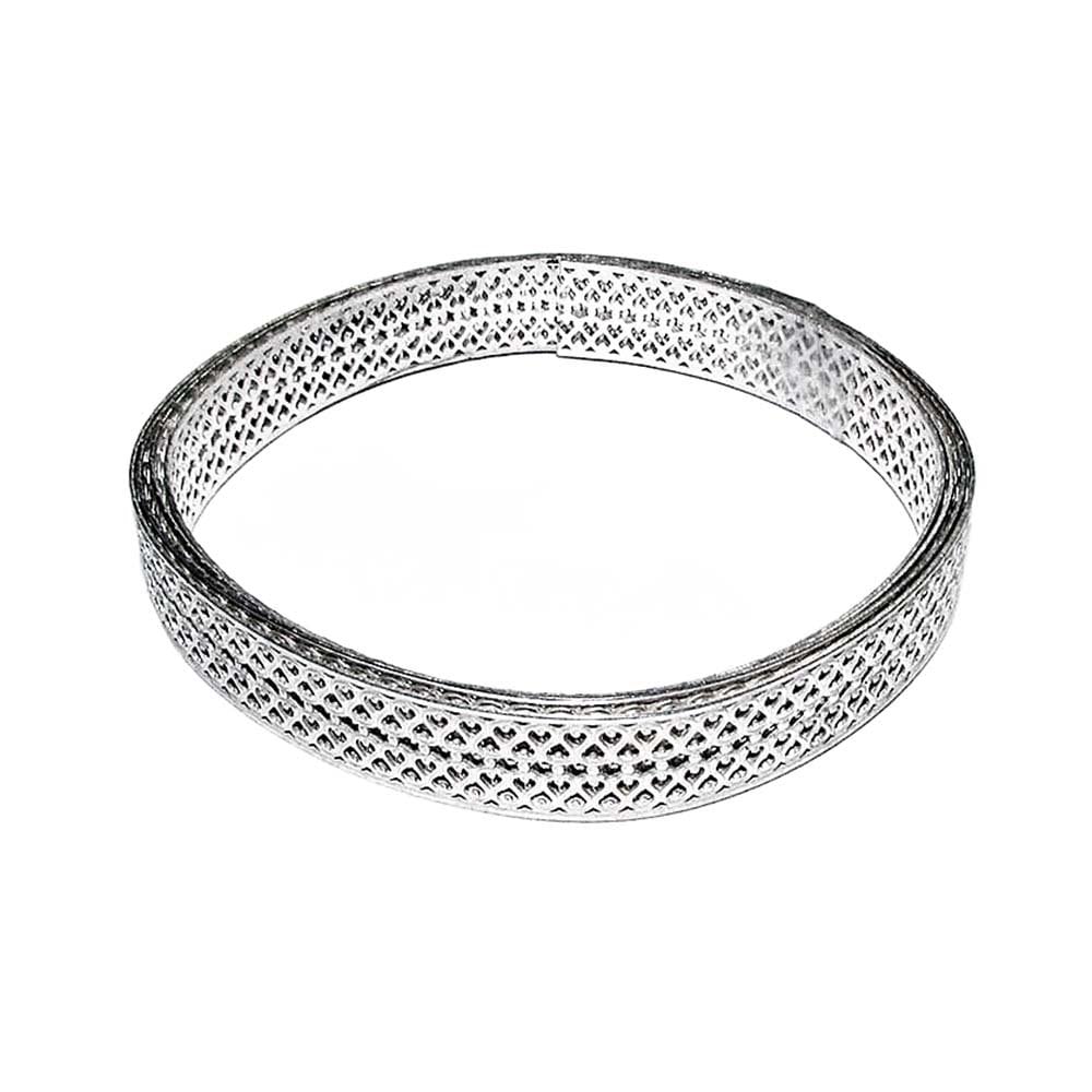 935 Argentium Silver Bezel wire, Gallery wire, Gallery ribbon, Gallery pattern, Jewelry making, Setting, Silver wire - 4 inch (10 cm)