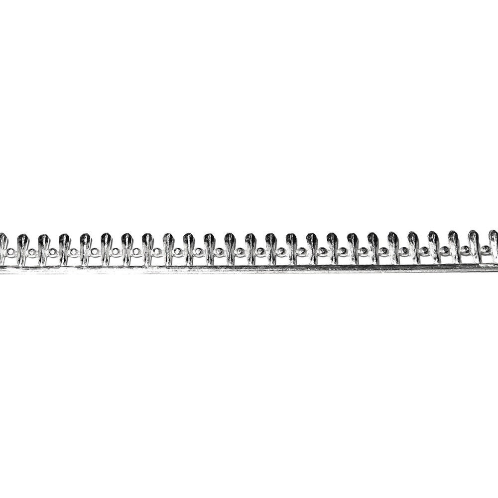 935 Argentium Silver Bezel wire, Gallery wire, Gallery ribbon, Gallery pattern, Jewelry making, Setting, Silver wire - 4 inch (10 cm)