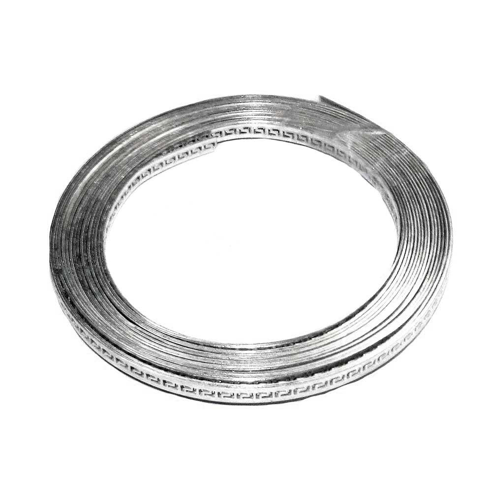 935 Argentium Silver Bezel wire, Gallery wire, Gallery ribbon, Gallery pattern, Setting, Jewelry making, Silver wire - 4 inch (10 cm)
