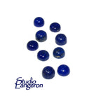 4 mm Lapis Lazuli Cabochon, Natural Gemstone, Calibrated Size, Lapis Lazuli, Gemstone Round, cabochon, Jewelry making - 1 piece