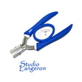Anex #251N Stainless Steel Nylon-Coated Flat-Nose Pliers, Large Plier Anex #251, Jewelry making, Jewelry tools, Jewelry pliers  - 1 piece