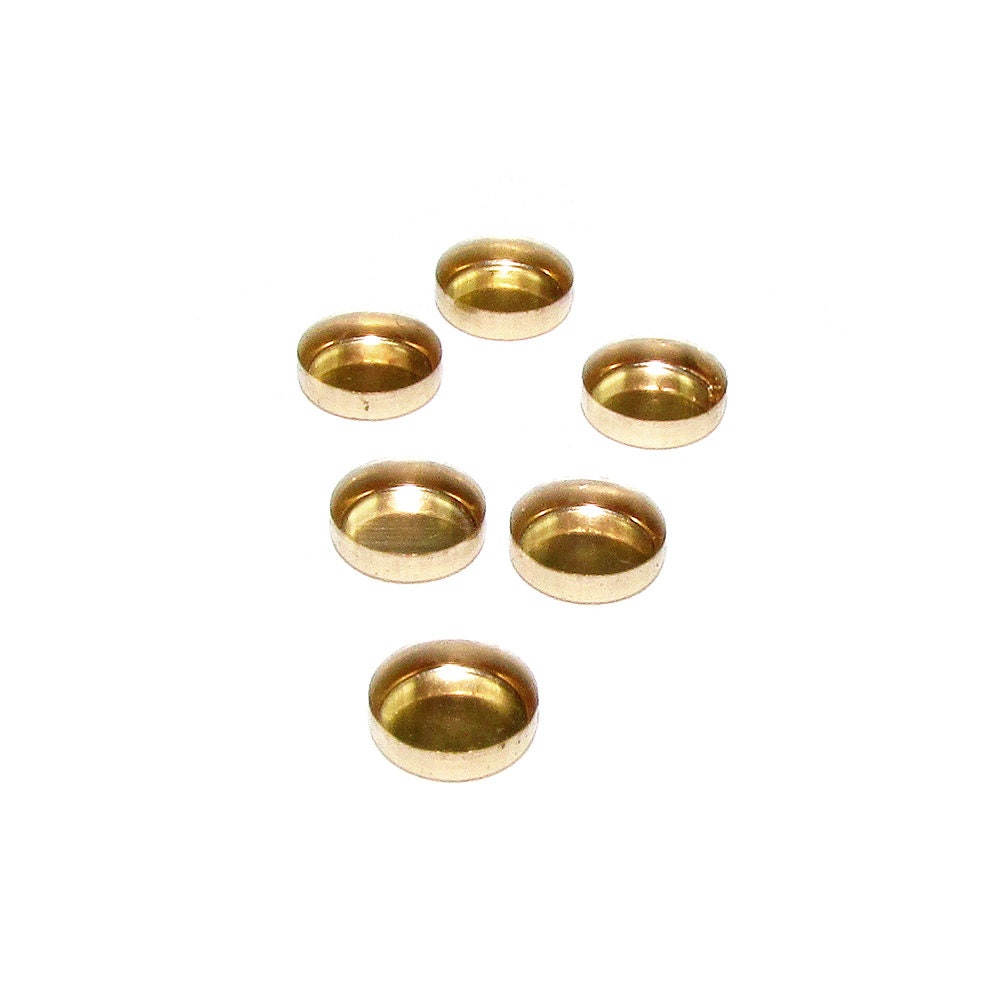 4 pcs size 5.0 mm 14K solid gold Bezel Cups Round shapes, Bezel cup, Gold bezel cup, Round bezel cups, 14K solid gold, Jewelry making