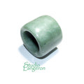 Natural Green Jade band Ring size 12 1/2, Green Jade stone ring, Band Ring, Natural Gemstone ring, Unisex rings, Solid gemstone