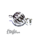 925 Sterling Silver Twist Round Clasp size 8 mm, Silver bead clasp, Jewelry making, 925 Sterling silver, Twist round clasp - 1 piece