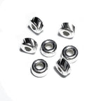 925 sterling silver diamond cut shiny rondelle beads sizes 3, 4, 5 mm, diamond cut beads, Jewelry making, rondelle beads, beads  - 1 piece