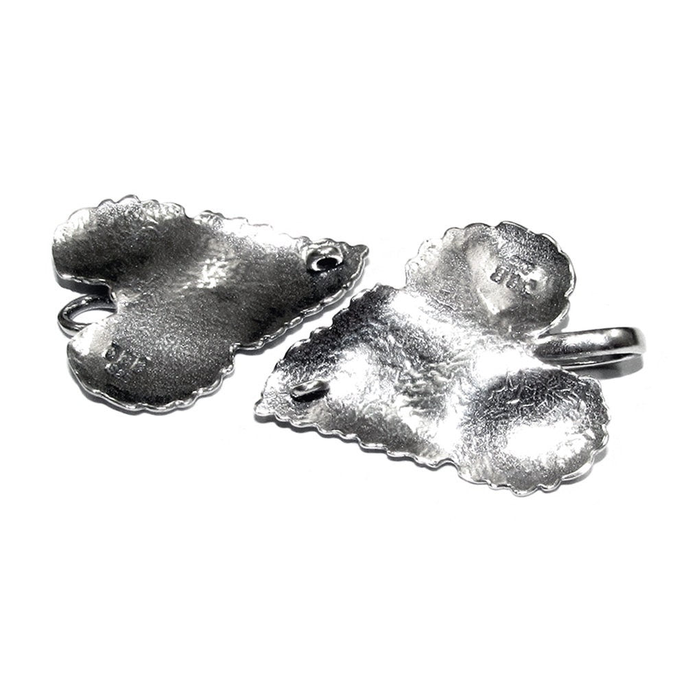 925 Sterling Silver Large Hook Eye Decorative Clasp, Jewelry making, Clasp, Hook eye clasp, Clasps, Sterling silver, Silver clasp - 1 piece