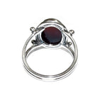 Statement Natural opal ring 925 sterling silver size 8 1/2, Handmade ring, single copy, sterling silver, Brown opal, silver ring, gemstone