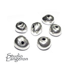 925 sterling silver handmade beads BB35, silver beads, handmade beads, decorative beads, Original beads, Jewelry making - 1 piece