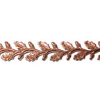 Natural Copper Bezel wire, Gallery wire, Gallery ribbon, Gallery pattern, Natural Copper, Wire, Copper wire, Findings  - 4 inch (10 cm)