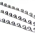 999 Fine silver Casted Bezel wire size 6.5x0.5 cm (2.4 inch), Gallery wire, Setting silver, Gallery pattern, Jewelry making - 1 piece