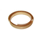 14K Yellow Gold filled Gallery wire, Bezel wire, Gallery ribbon, Gallery pattern, Gold Filled Wire, Jewelry making, Setting - 4 inch (10 cm)