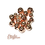 14K Rose gold filled hammered beads size 3.0-12.0 mm, Hammered gold filled beads, Jewelry making, Rose gold filled beads - 1 piece