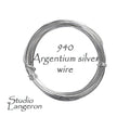 940 argentium silver wire Thickness 30-8 GA, Jewelry making, argentium silver wire, silver findings, wire wrapping – 1 meter (3.30 ft)