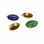 14K Yellow gold filled Oval Bezel Cup size 4x6 - 18x25 mm, Oval Bezel cup, Jewelry making, Setting, Gold Filled bezel cup - 1 piece