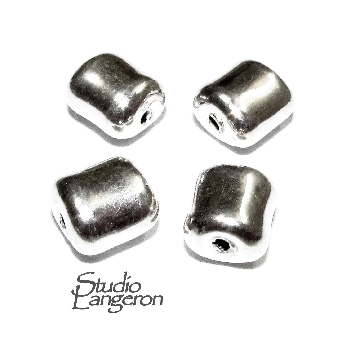 925 sterling silver handmade beads BP124, silver beads, Jewelry making, handmade beads, decorative beads, Original beads - 1 piece