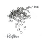 10 pcs 925 Sterling Silver Open Jump Rings 0.7 mm (21GA), Inside Diameter 2.0, 2.5, 3.0, 3.5, 4.0, 5.0 mm, Open jump rings, Jewelry making