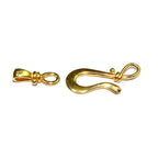 14K Yellow Gold filled Hook Eye Large Clasp, Gold Filled, Hook Eye clasp, Clasp findings, Jewelry making, Gold Filled clasp - 1 piece