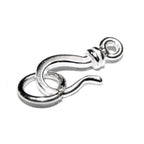925 Sterling Silver Hook Eye Very Small Clasps, Silver clasp, Clasp, Clasps, Hook eye clasp, Clasps, Jewelry making, Silver clasp - 1 piece
