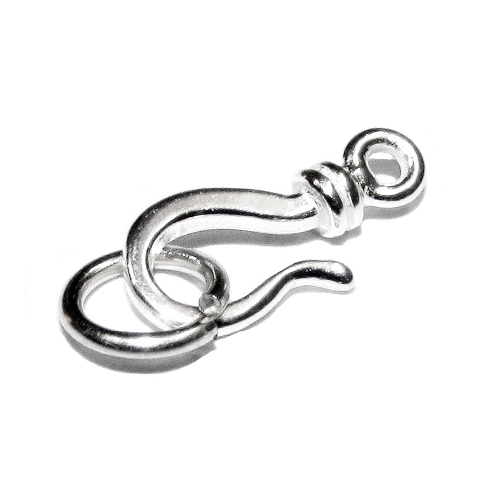 925 Sterling Silver Hook Eye Very Small Clasps, Silver clasp, Clasp, Clasps, Hook eye clasp, Clasps, Jewelry making, Silver clasp - 1 piece