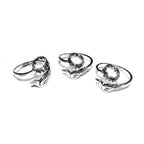 925 sterling silver open blank ring with bezel cup 8 mm, bezel cup, silver ring, base ring, Jewelry making, Setting, Blank ring - 1 piece