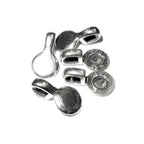 925 Sterling silver small round Glue-on Flat Pad Pendant Bails, Silver Bail, Jewelry making, Bail findings, Bail silver - 1 piece