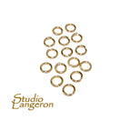 10 pcs 14K Gold Filled Open Jump Rings 20 GA (0.8 mm) Diameter 2.0, 2.5, 3.0, 3.5, 4.0, 4.5, 5.0mm, Gold Filled jump rings, Jewelry making