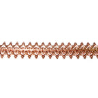 Natural Copper Bezel wire, Gallery wire, Gallery ribbon, Gallery pattern, Natural Copper, Jewelry making, Copper wire - 4 inch (10 cm)